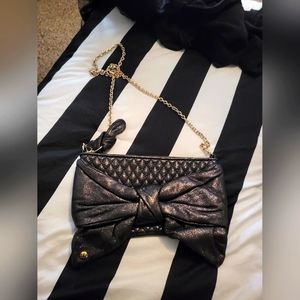 Juicy Couture Black & Gold Sparkle Crossbody (EUC)(READ DESCRIPTION)(DEADSTOCK)